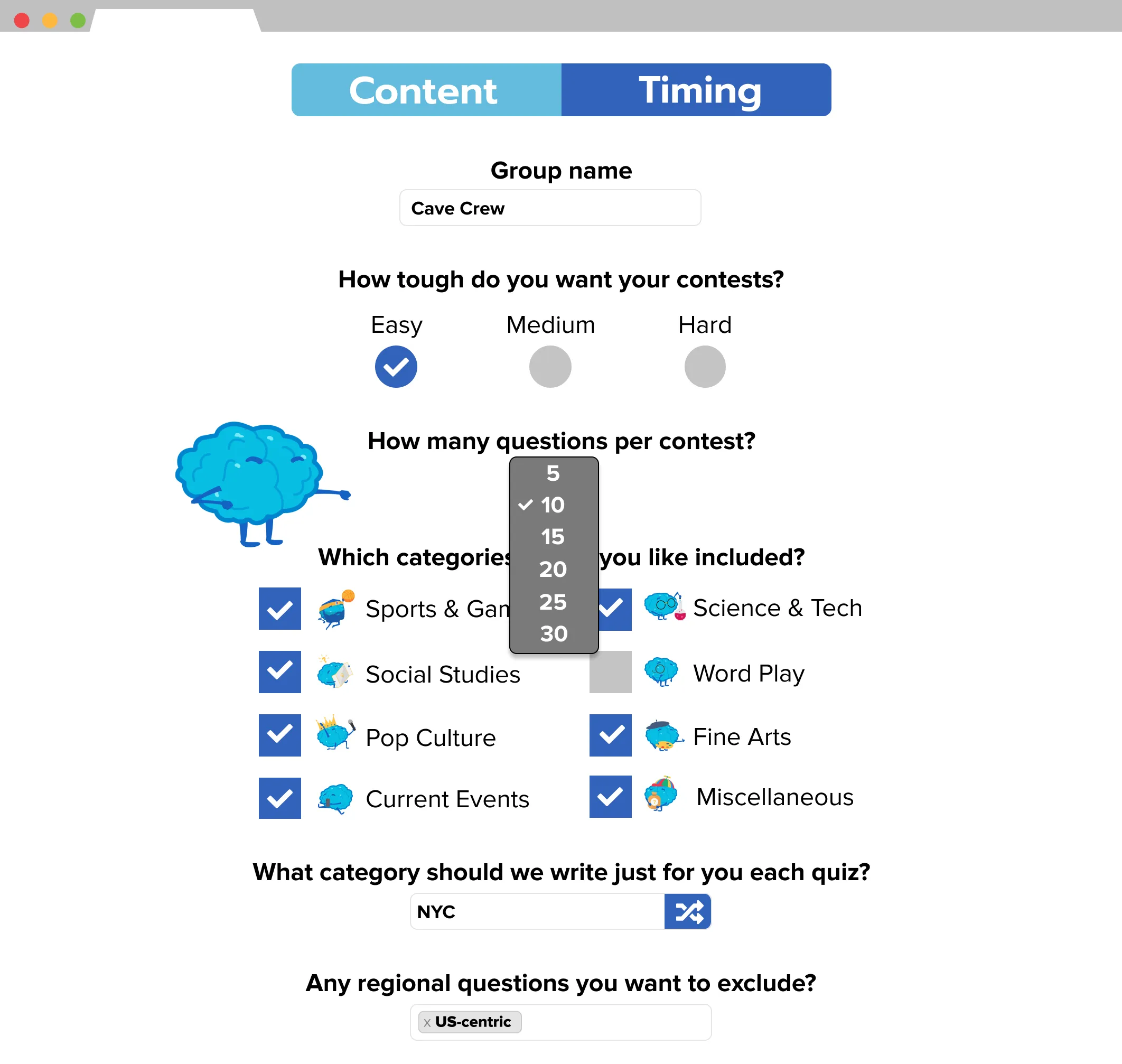 Water Cooler Trivia How it works